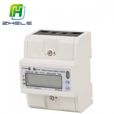 Fast Delivery 40a 4p Din-rail Electric Power Energy Meter